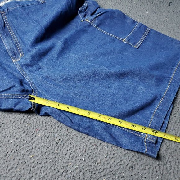 Liberty Blues Denim Jean Shorts Mens Size 54 Big & Tall Blue Cotton Cargo - Picture 5 of 8